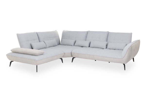 Polsterecke vito TICONA PLUS in grau aus Stoff