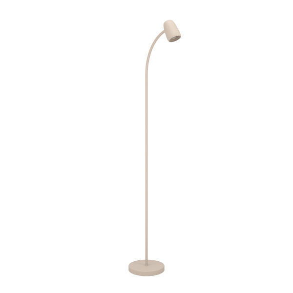 Stehleuchte CARLO in beige aus Metall