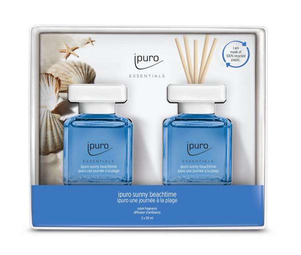 Raumduft ipuro SUNNY BEACHTIME in transparent aus Glas