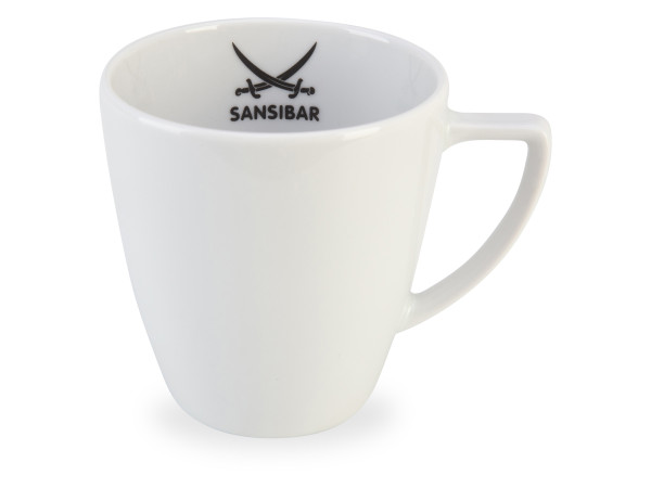 Kaffeetasse SANSIBAR LUNNA in weiß aus Porzellan