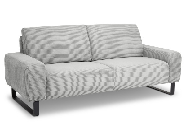 Sofa 3 Sitzer IMANI in 86 hellgrau aus Stoff