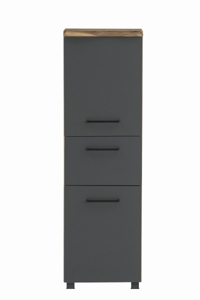 Midischrank vito KEYTO in grau aus Dekor