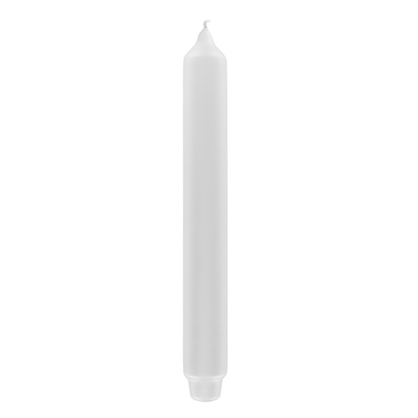 Stabkerze CANDLE in weiß aus Wachs