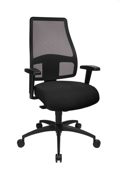 Drehstuhl Comfort SY in schwarz aus Stoff