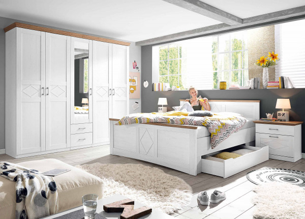 Schlafzimmer vito COUNTRY in Pinie Trüffel aus Dekor