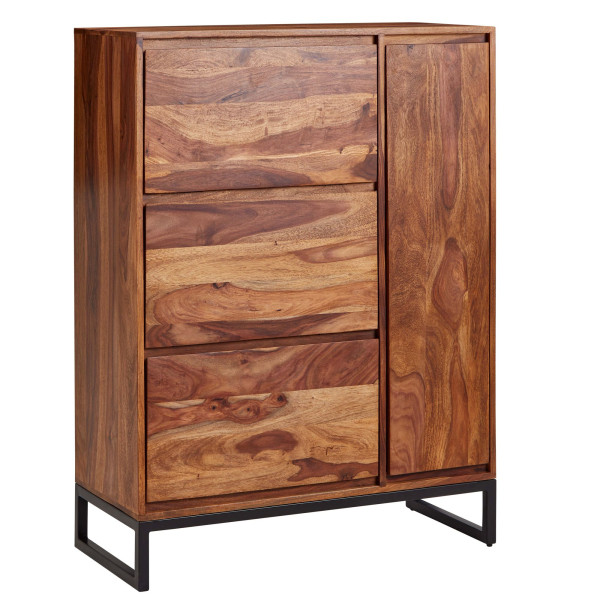 Schuhschrank in braun aus Holz