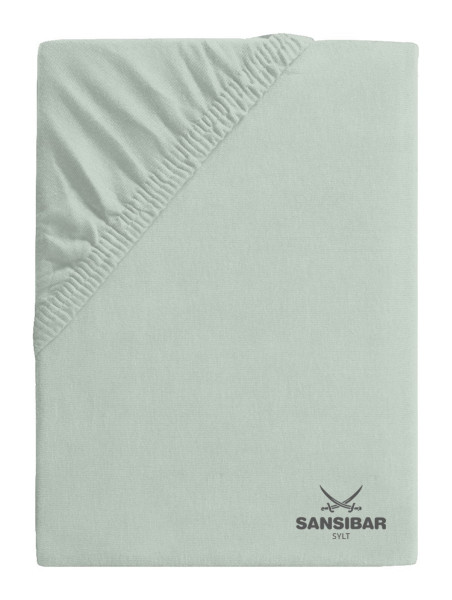 Topperbezug SANSIBAR Jersey in jade aus Mischgewebe