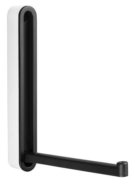 Wandgarderobe CANOA BLACK in schwarz aus Kunststoff