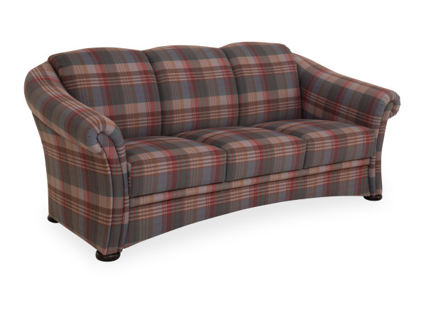 Sofa Rolf Weber 3 Sitzer SOSBERG in kariert aus Stoff