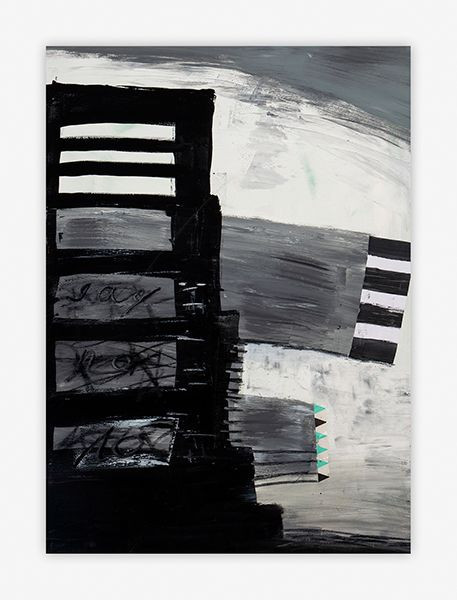 Aludibondbild BLACK SKYSCRAPER in bunt aus Kunststoff