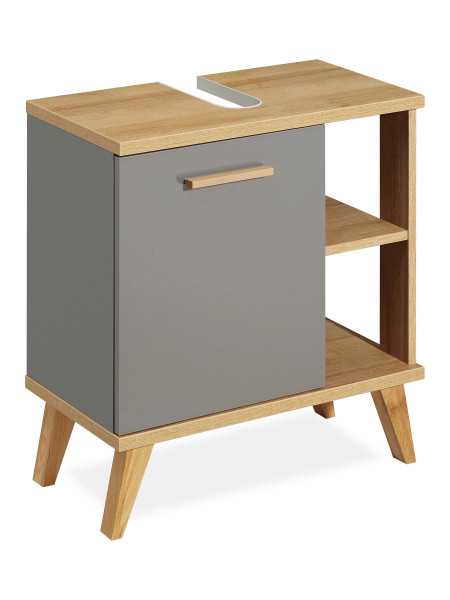 Waschbeckenunterschrank GLOW in grau aus Dekor
