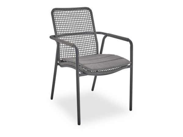 Stapelstuhl outdoor REPTON in grau