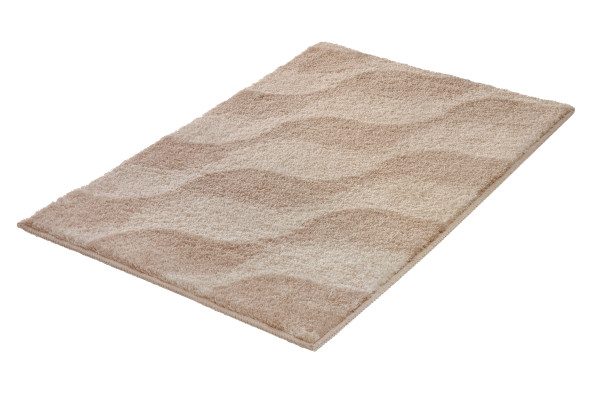 Badteppich ONDA in beige aus Polyacryl
