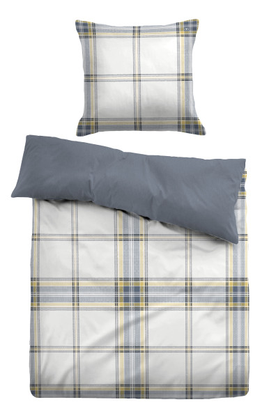 Bettwäsche TOM TAILOR Satin in limonengrün aus Baumwolle