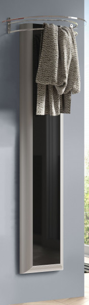 Garderobe MONDO ENTRY in schwarz aus Glas/Dekor