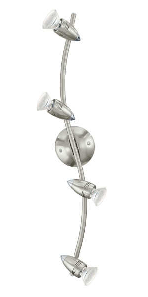 Spot MAGNUM-LED in Nickel aus Stahl