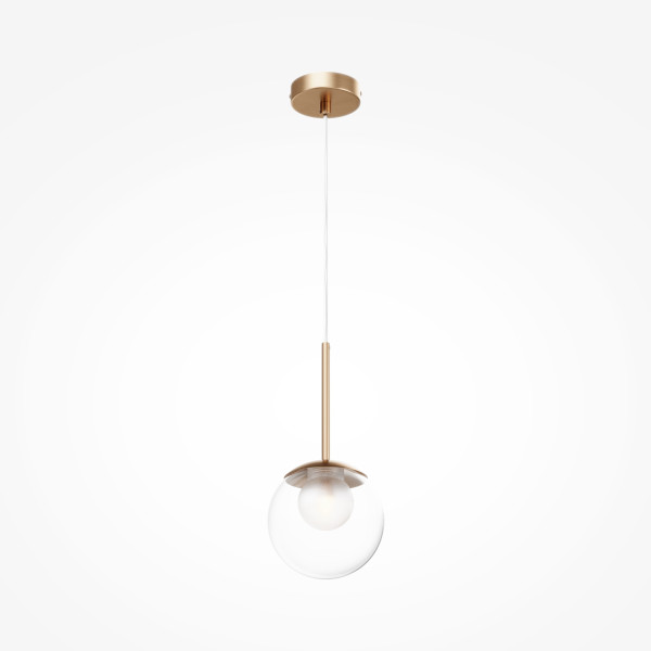 Pendelleuchte BASIC FORM in goldfarben aus Metall