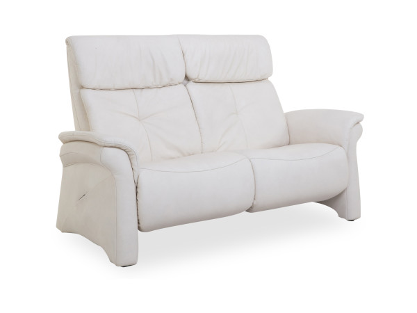 Sofa MONDO 2,5 Sitzer VARIA 4792 in Light Grey aus Leder