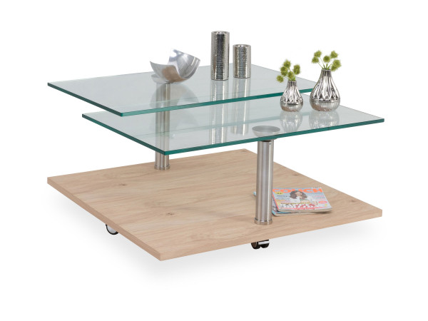 Couchtisch 7396 EK-45 in Glas aus Klarglas
