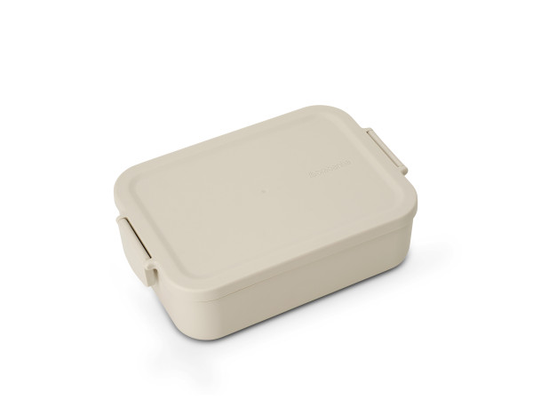 Lunchbox MAKE & TAKE in beige aus Kunststoff