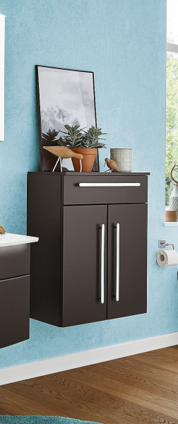 Highboard KENBORG SEVILLA in grau aus Dekor