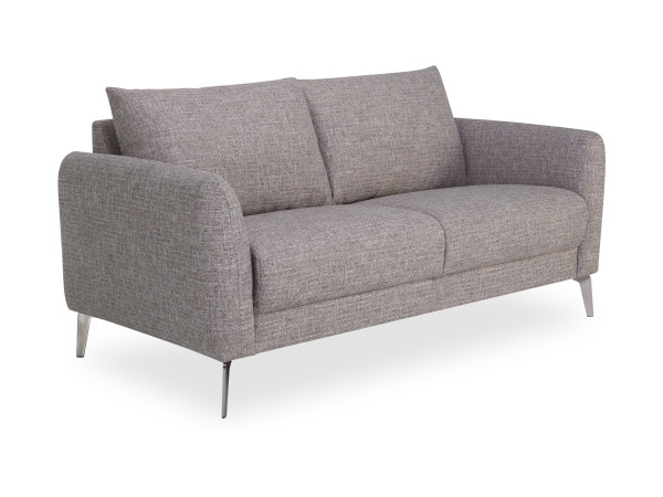 Sofa 2,5 Sitzer KALIA in taupe aus Stoff