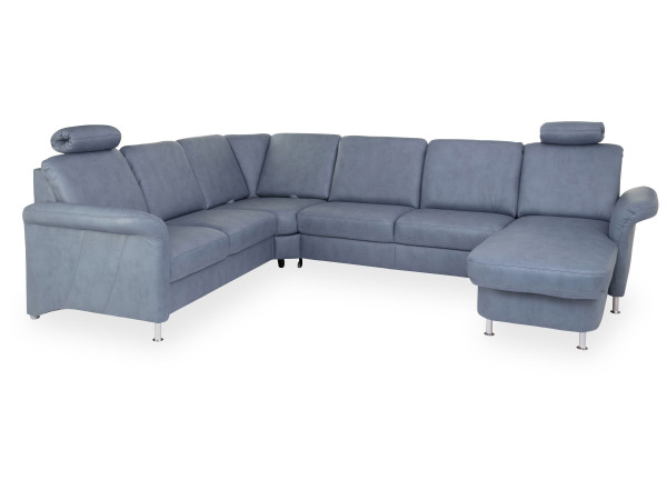 Polsterecke SYSTEMPOLSTER ZORA in denim aus Stoff