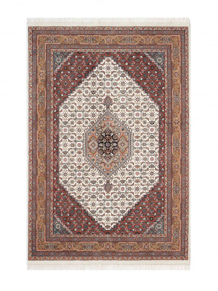 Teppich BENARAS BIDJ bg in beige aus Schurwolle