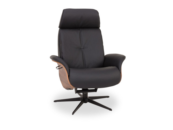 Relaxsessel HARPER KELTY in schwarz aus Leder