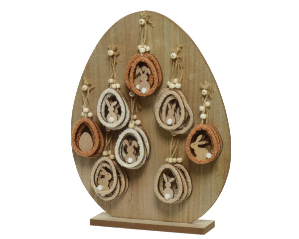 Hänger OSTERN in mehrfarbig aus Polyester