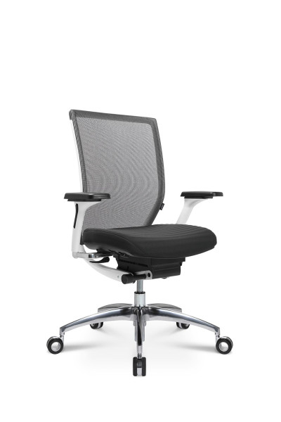 Drehstuhl WAGNER TITAN 10 in weiß aus Stoff
