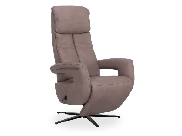Relaxsessel MONDO BASIQUE in taupe aus Leder