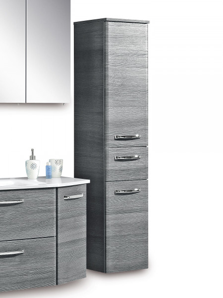 Midischrank Aquarell ALIKA in grau aus Dekor