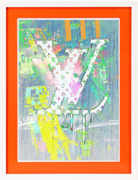 Kunstdruck Neon Passepartout