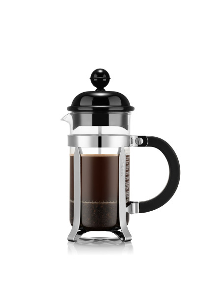 Kaffeebereiter bodum CAFFEETTIERA in schwarz aus Edelstahl