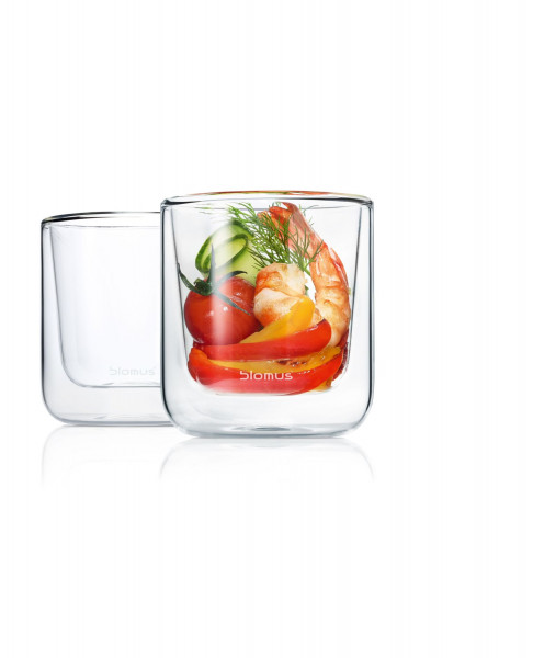 Kaffeegläser-Set NERO in klar aus Glas