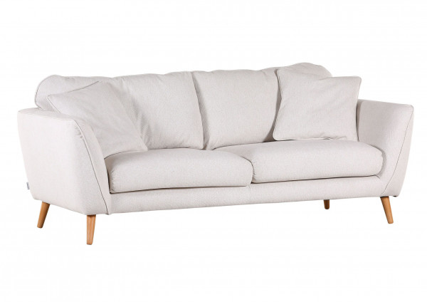 Sofa 3 Sitzer KASCHMIR in beige aus Stoff