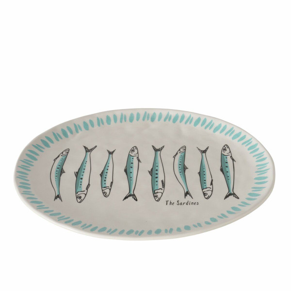 Servierplatte SARDINE in mehrfarbig aus Steingut