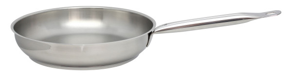 Bratpfanne PROFI THERM in silberfarben aus Edelstahl