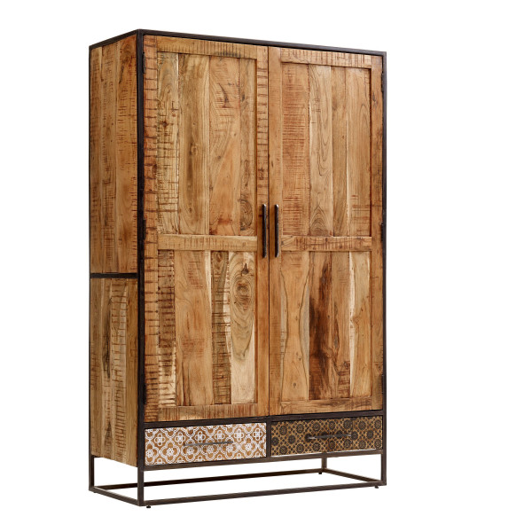 Schrank Wake Up in braun aus Akazie