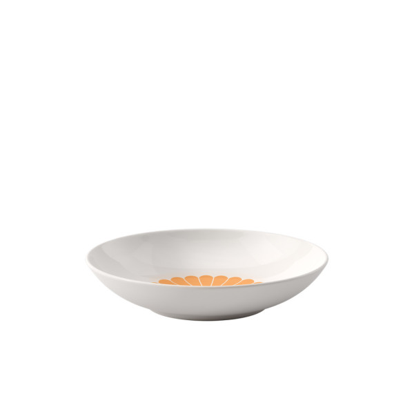 Pastaschale FLEUR in orange aus Bone China