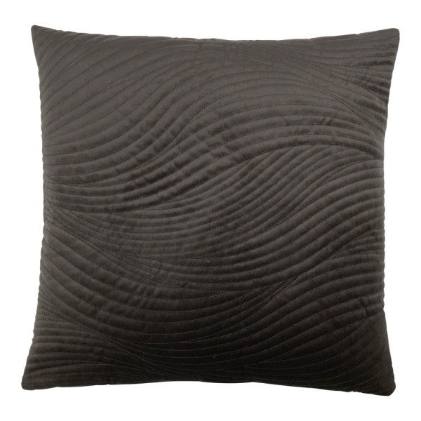 Kissen DERRY dunkelgrau in dunkelgrau aus Polyester