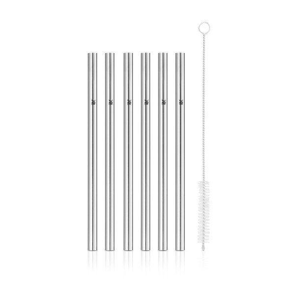 Trinkhalm-Set WMF BARIC in silberfarben aus Metall