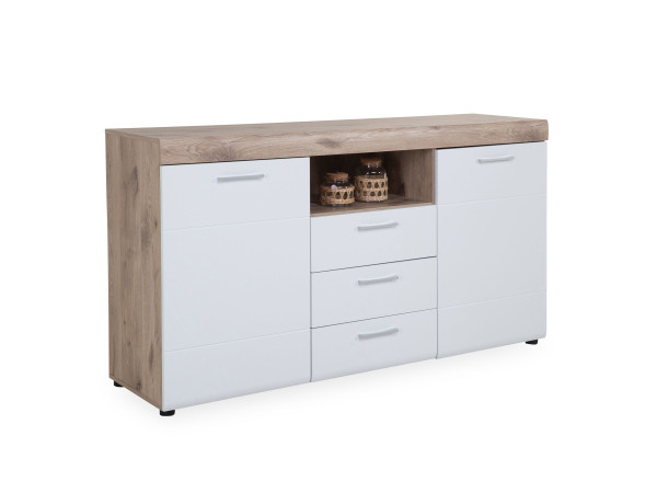 Sideboard HARPER WANAKA in weiß aus Dekor