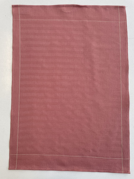 Geschirrtuch Halbleinen in pink aus Mischgewebe