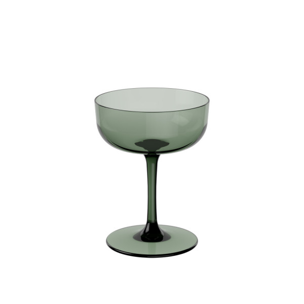 Sektgläser-Set Like in grün aus Glas