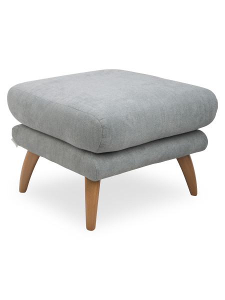 Hocker GREYS in grau aus Stoff