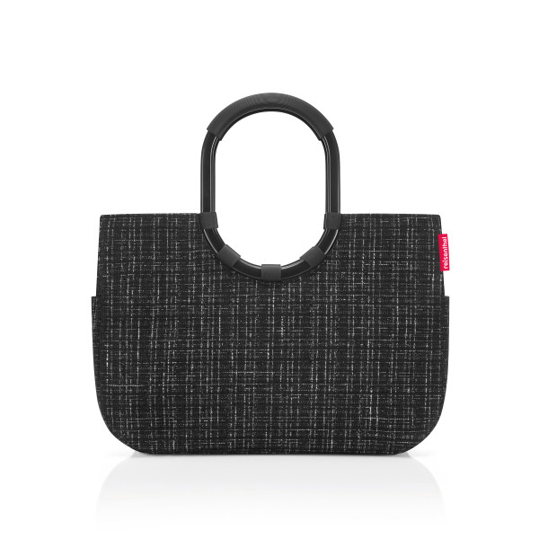 loopshopper reisenthel L - bouclé black in schwarz aus Polyester