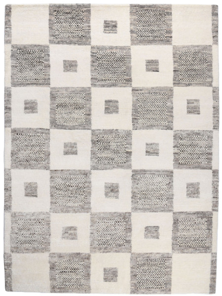 Teppich ANACONDA in beige aus Schurwolle