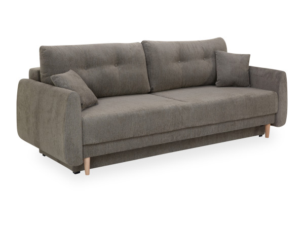 Schlafsofa STEPHANIE in grün aus Stoff